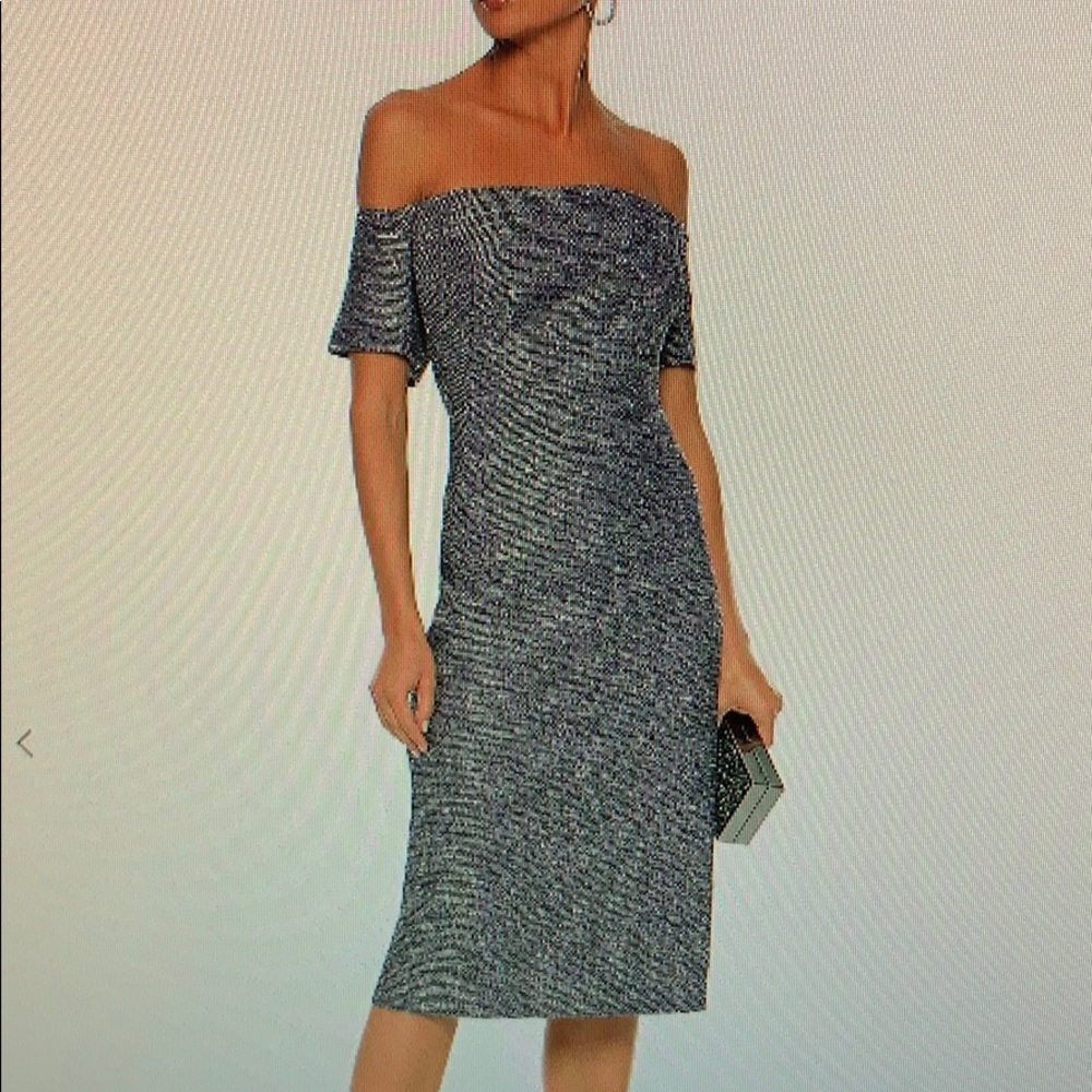 COPY - Lela Rose off shoulder dress